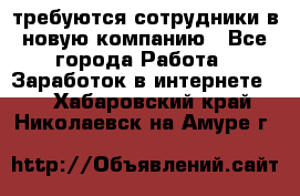 требуются сотрудники в новую компанию - Все города Работа » Заработок в интернете   . Хабаровский край,Николаевск-на-Амуре г.
